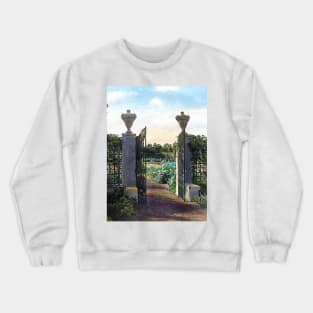 Garden entrance gate Crewneck Sweatshirt